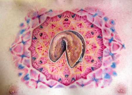 Tattoos - Mandala Fortune Cookie Tattoo - 62643